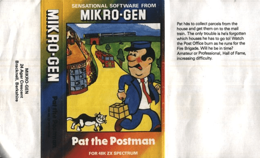 Pat the Postman box art for ZX Spectrum
